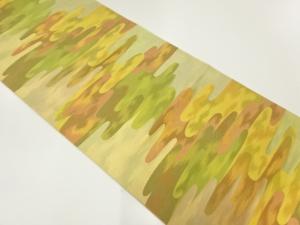 リサイクル　ヱ霞模様織出し名古屋帯